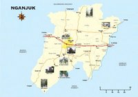 Nganjuk map